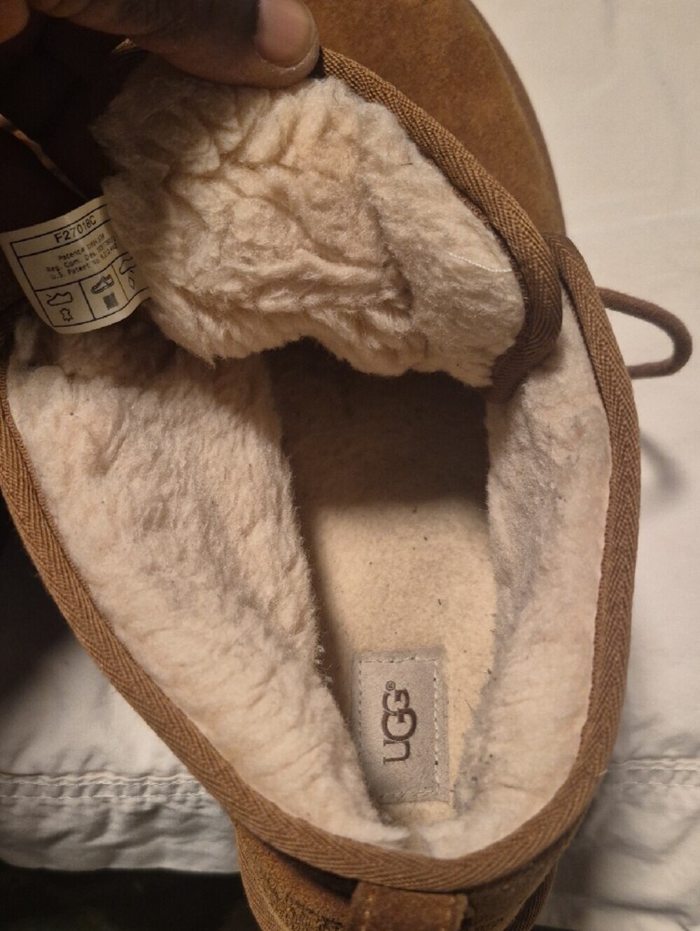 UGG Men's Brown Suede Rain & Snow Boots - Picture 6 of 8